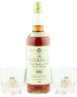 Macallan 1965 17 Year Old, Rare UK Edition with Glassware