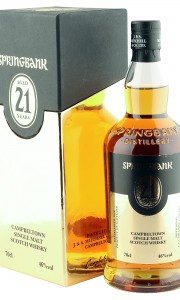 Springbank 21 Year Old, 2014 Distillery Bottling with Box