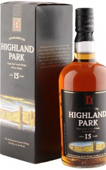 Highland Park 15 Year Old, Nineties Bottling with Box