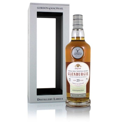 Glenburgie 25 Year Old, G&M Distillery Labels