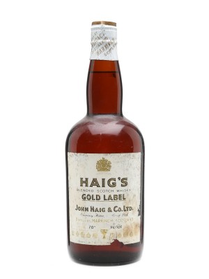 Haig's Gold Label / Bottled 1950s / Spring Cap