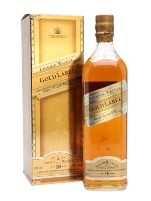 Johnnie Walker 18 Year Old / Gold Label / Bottled 1990s