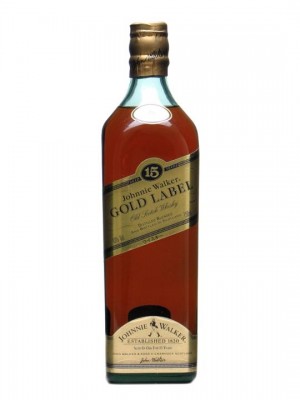 Johnnie Walker 15 Year Old / Gold Label / Bottled 1990s