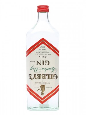 Gilbey's London Dry Gin / Bottled 1980s / Large Bottle