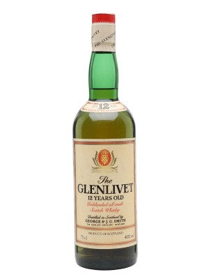 Glenlivet 12 Year Old / Bottled 1980s