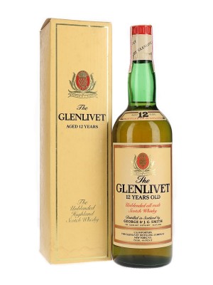 Glenlivet 12 Year Old / Classic Golf Courses Muirfield / Bottled 1980s