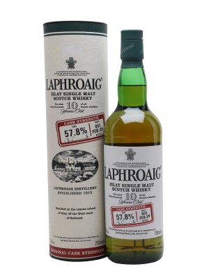 Laphroaig 10 Year Old Cask Strength / Batch 001 / Bottled 2009