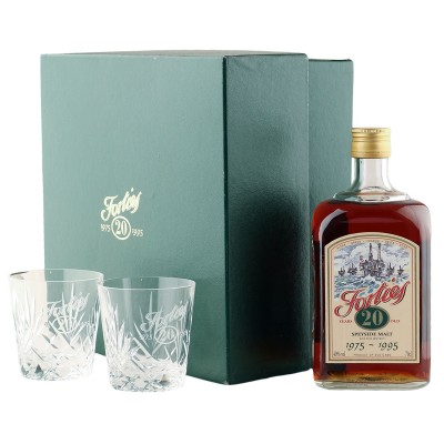Forties 1975 20 Year Old Speyside Malt, 20th Anniversary Gift Set
