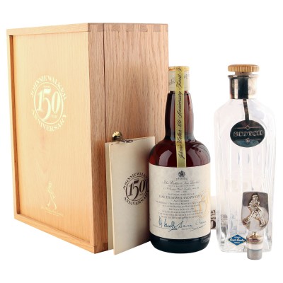 Johnnie Walker 150th Anniversary, 1985 Bottling with Presentation Set