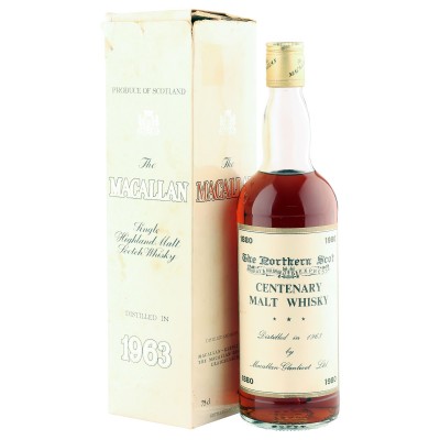 Macallan 1963, The Northern Scot Centenary 1980 Bottling with Box