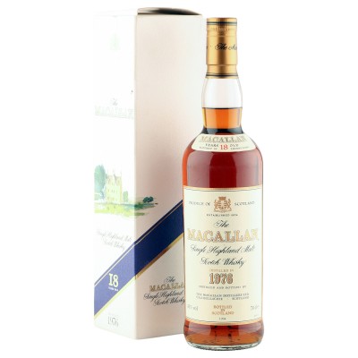 Macallan 1976 18 Year Old, UK Edition 1994 Bottling with Box