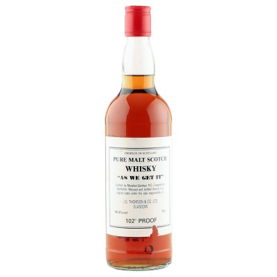 Macallan As We Get It, 102 Proof J.G. Thomson Bottling
