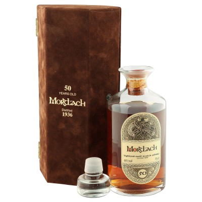 Mortlach 1936 50 Year Old with Presentation Case and COA
