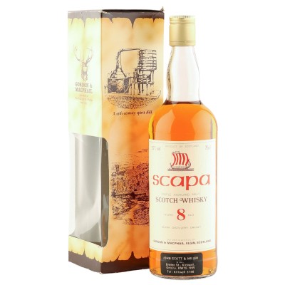 Scapa 8 Year Old, Gordon & MacPhail 100 Proof Eighties Bottling