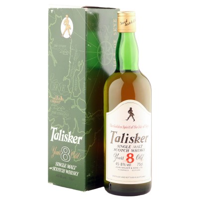Talisker 8 Year Old, Eighties Bottling with Box