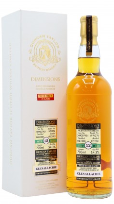 GlenAllachie Dimensions Single Cask #309007931 2008 12 year old