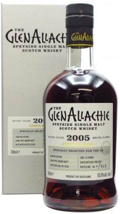GlenAllachie Single Cask #901042 Sherry Butt 2005 15 year old