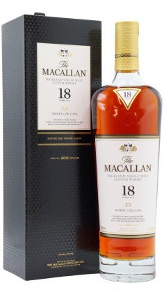 Macallan Sherry Oak Highland Single Malt 2021 Release 18 year old