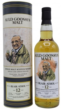 Blair Athol Auld Goonsy's Single Cask #304006 2009 12 year old