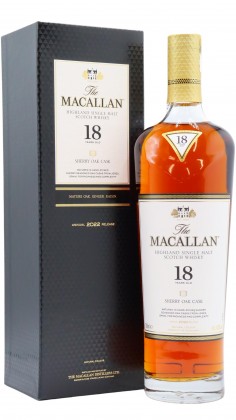 Macallan Sherry Oak Highland Single Malt 2022 Release 18 year old