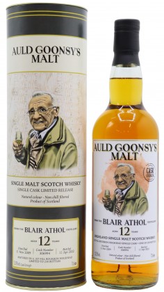 Blair Athol Auld Goonsy's Single Cask #306994 2009 12 year old