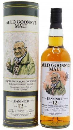 Teaninich Auld Goonsy's Single Sherry Cask #712134 2009 12 year old