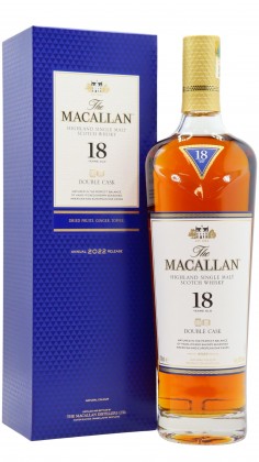 Macallan Double Cask Highland Single Malt 2022 Release 18 year old