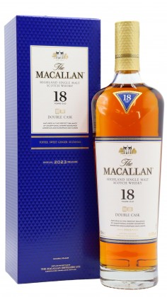Macallan Double Cask Highland Single Malt 2023 Release 18 year old
