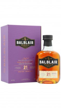 Balblair Highland Single Malt Scotch 21 year old