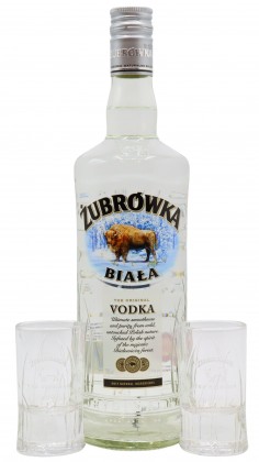 Zubrowka Shot Glasses & Biala Vodka