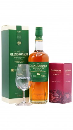 Glendronach Copita Glass & Highland Single Malt 15 year old