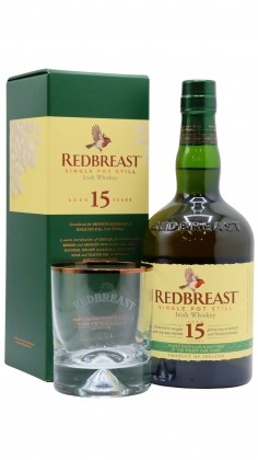 Redbreast Glass & Single Pot Still Irish 15 year old