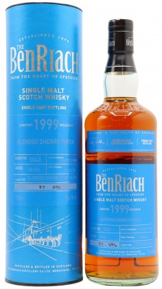 Benriach Oloroso Sherry Single Cask #5043 1999 16 year old