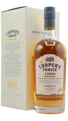 Bladnoch Cooper's Choice - Single Bourbon Cask #30339 1990 26 year old