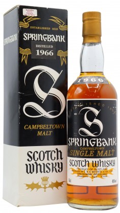 Springbank Campbeltown Single Malt 1966