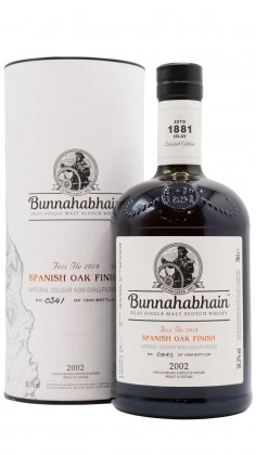 Bunnahabhain Feis Ile 2018 Spanish Oak Finish 2002 16 year old