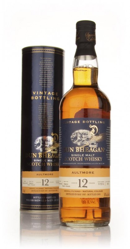 Aultmore 12 Year Old 1997 Dun Bheagan Ian MacLeod