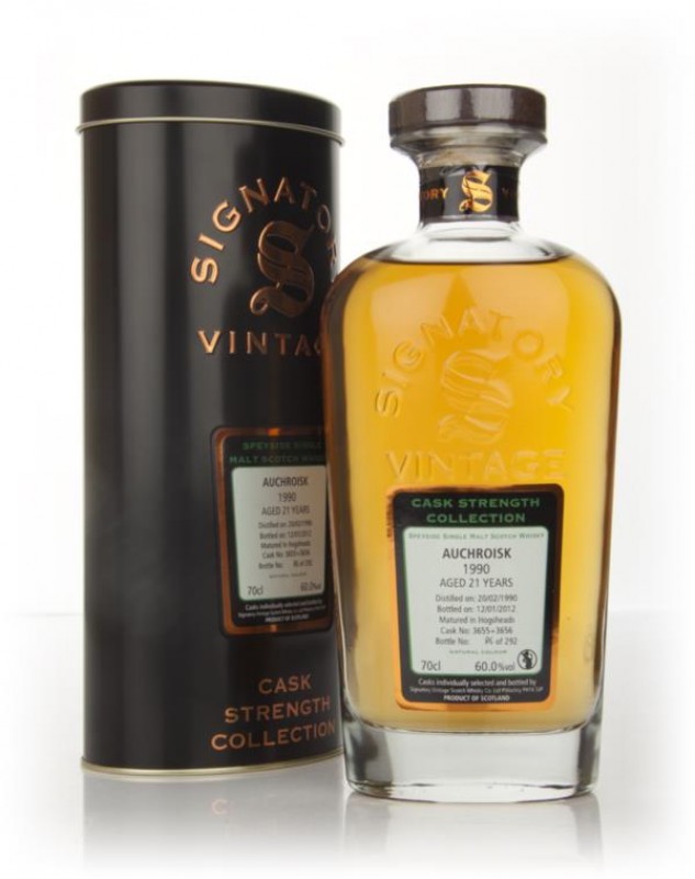 Auchroisk 21 Year Old 1990 Cask Strength Collection Signatory
