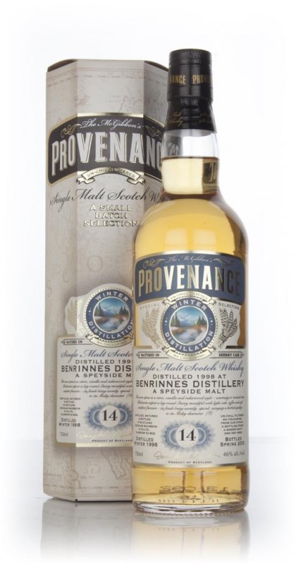 Benrinnes 14 Year Old 1998 cask 9632 Provenance (Douglas Laing)