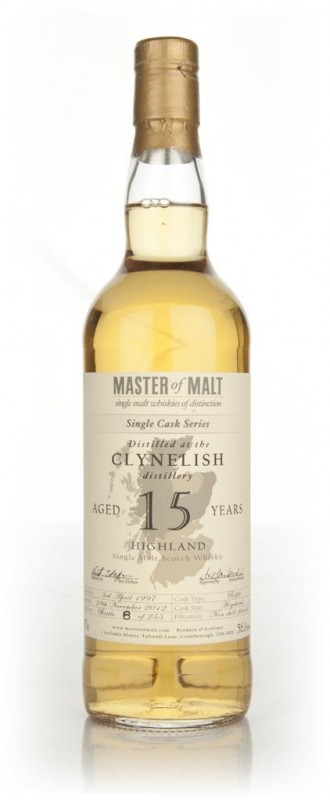 Clynelish 15 Year Old Single Cask Master of Malt