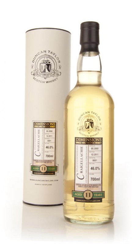 Glen Moray 15 Year Old 1994 Dimensions Duncan Taylor