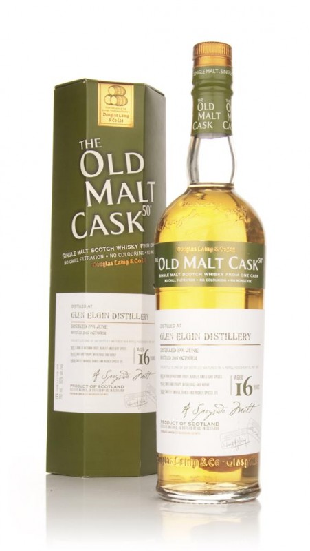 Glen Elgin 16 Year Old 1991 Cask 3927 Old Malt Cask Douglas Laing
