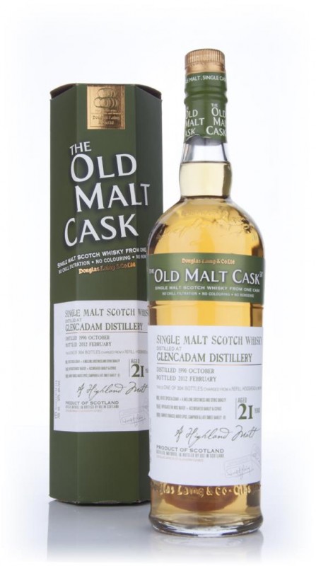 Glencadam 1990 21 Year Old Old Malt Cask Douglas Laing
