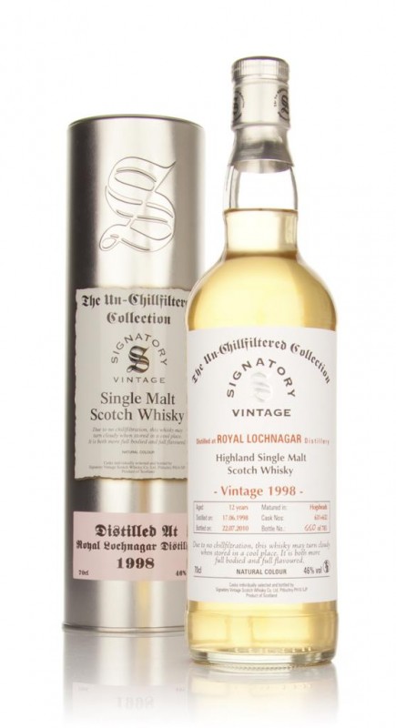 Royal Lochnagar 12 Year Old 1998 Un-Chillfiltered Signatory