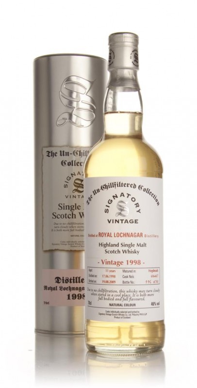 Royal Lochnagar 11 Year Old 1998 Un-Chillfiltered Signatory