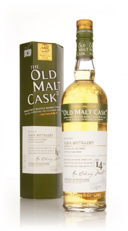 Scapa 14 Year Old 1993 Cask 3888 Old Malt Cask Douglas Laing