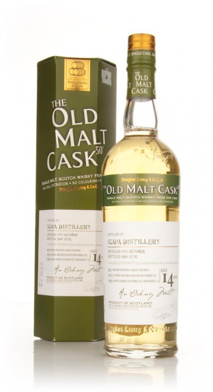 Scapa 14 Year Old 1993 Cask 4440 Old Malt Cask Douglas Laing