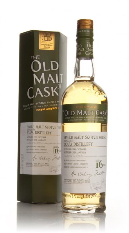 Scapa 16 Year Old 1993 Old Malt Cask Douglas Laing