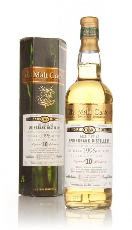 Springbank 10 Year Old 1996 Cask 3553 Old Malt Cask Douglas Laing