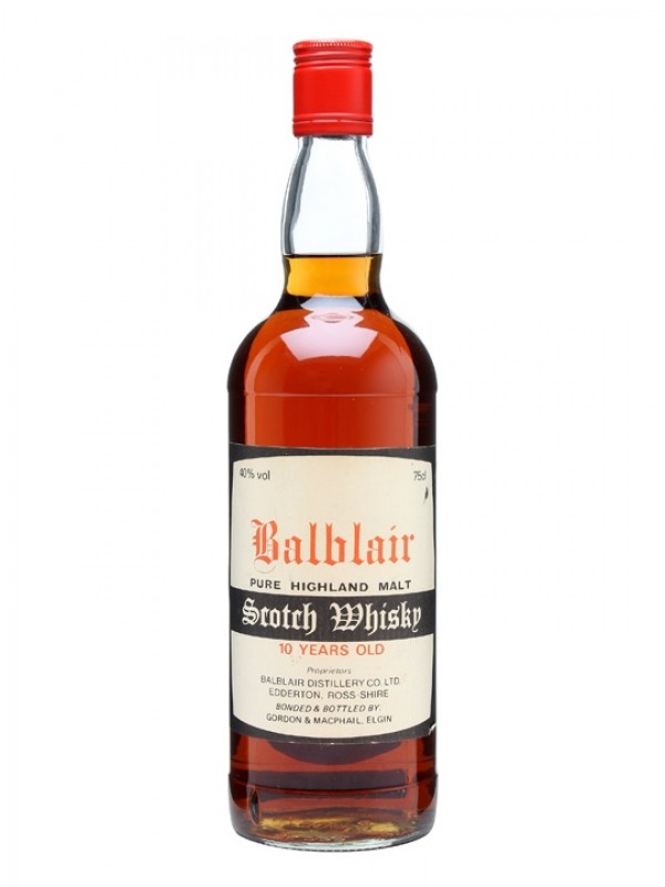 Balblair 10 Year Old Sherry Cask Bottled 1980s Gordon & Macphail